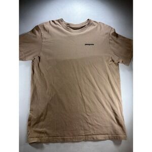 Patagonia P-6 Mission Organic T Shirt Mens XL Cotton Sustainable Outdoor Khaki